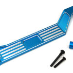 7075 Alloy Blue Battery Hold-Down Plate Compatible with Traxxas Mini Maxx 10726