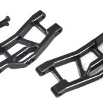 7075 Alloy Front Lower Arm Set in Black for Traxxas Mini Maxx Upgrade 10731