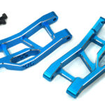 7075 Alloy Front Lower Arm Set in Blue for Traxxas Mini Maxx Upgrade 10731
