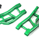 7075 Alloy Front Lower Arm Set in Green for Traxxas Mini Maxx Upgrade 10731