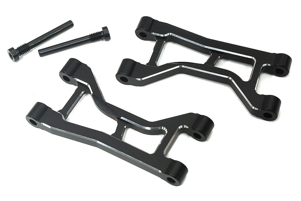 C33934BLACK 7075 Alloy Rear Upper Arm Set in Black for Traxxas Mini Maxx Upgrade 10730 - Image 1