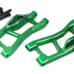 7075 Alloy Rear Lower Arm Set in Green for Traxxas Mini Maxx Upgrade 10730