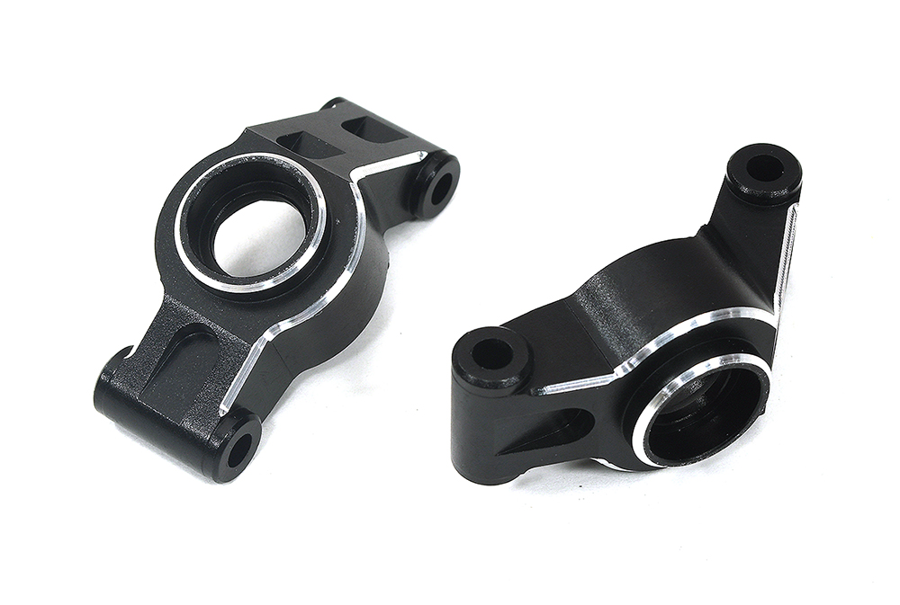C33936BLACK 7075 Alloy Rear Hub Carriers in Black for Traxxas Mini Maxx Upgrade 10752 - Image 1