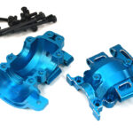 7075 Alloy Rear Upper & Lower Bulkhead for Traxxas Mini Maxx Blue Upgrade 10729