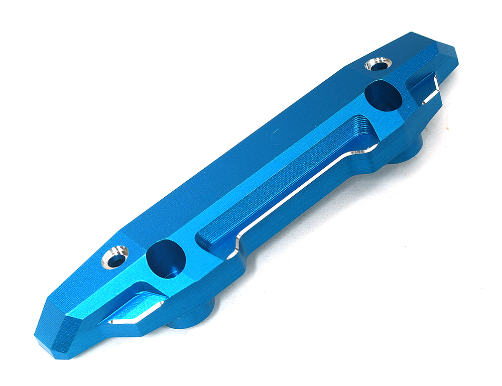 C33943BLUE 7075 Alloy Rear Bumper in Blue for Traxxas Mini Maxx RC Truck Upgrade 10735 - Image 1