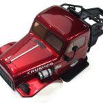 Realistic Red Plastic Body Kit for 1/10 Scale Off-Road Crawler 285mm WB