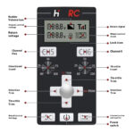 HOT RC CT-6B Remote Controller with F-08A Receiver for RC Vehicles - Image 5