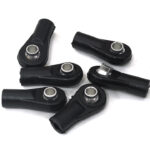 Silver M3 Short Ball Ends for 3mm Tie Rods & Ball Links in Axial Traxxas