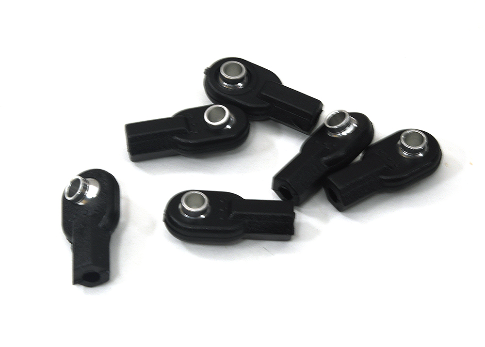C33952SILVER Silver M3 Short Ball Ends for 3mm Tie Rods & Ball Links in Axial Traxxas - Image 1