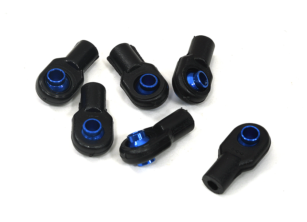 C33953BLUE Blue M3 Short Ball Ends for 3mm Tie Rods and Ball Links in Axial Traxxas - Image 1