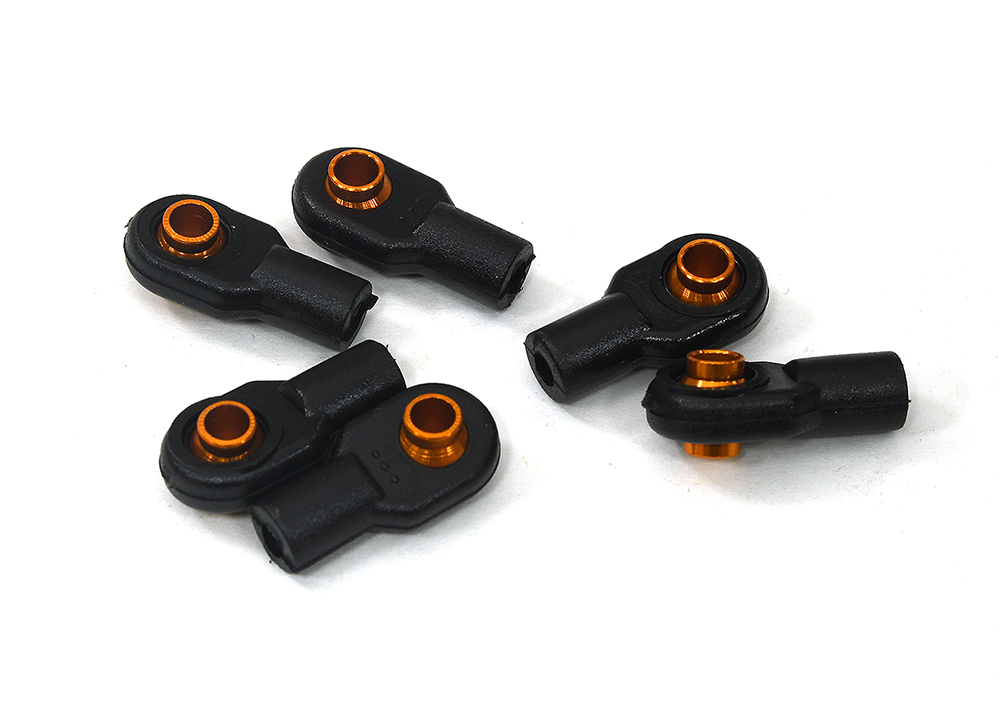C33953ORANGE Orange M3 Short Ball Ends for 3mm Tie Rods & Ball Links in Axial Traxxas - Image 1
