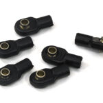 Silver M3 Short Ball Ends for 3mm Tie Rods & Ball Links, Axial Traxxas