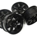 Alloy Machined 6-Spoke Wheels (4) for 1/10 Scale Drift W=26mm Offset 3.5mm