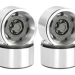 Realistic Alloy 1.9 Wheels (4) Set for TRX-4, SCX-10 & 1/10 Scale Crawlers