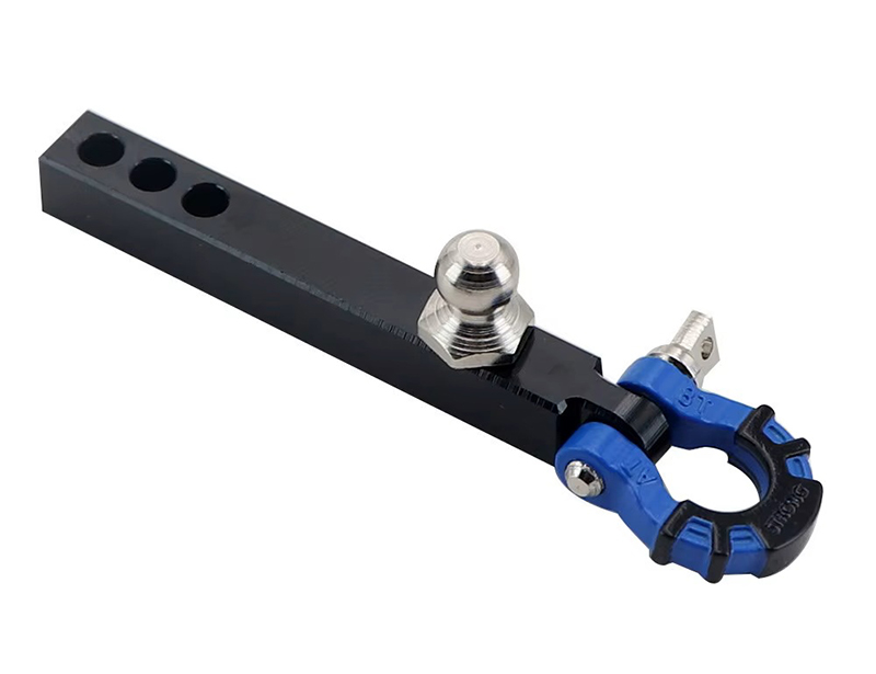 C33967 6mm-Size Towing Receiving Hitch w/ Ball Mount for 1/10 Scale Crawler - Image 1