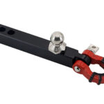 6mm-Size Towing Receiving Hitch w/ Ball Mount for 1/10 Scale Crawler