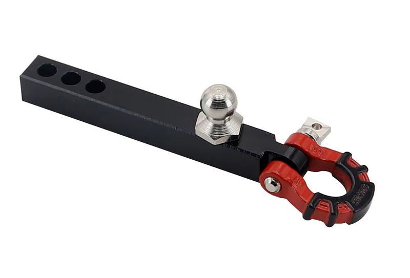 C33968 6mm-Size Towing Receiving Hitch w/ Ball Mount for 1/10 Scale Crawler - Image 1