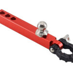 6mm-Size Towing Receiving Hitch w/ Ball Mount for 1/10 Scale Crawler