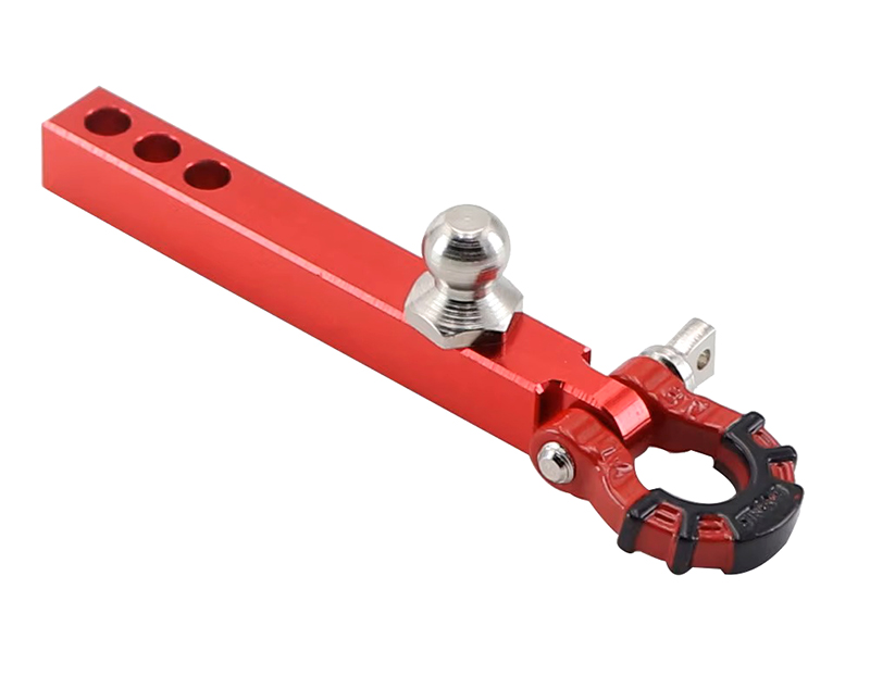 C33973 6mm-Size Towing Receiving Hitch w/ Ball Mount for 1/10 Scale Crawler - Image 1