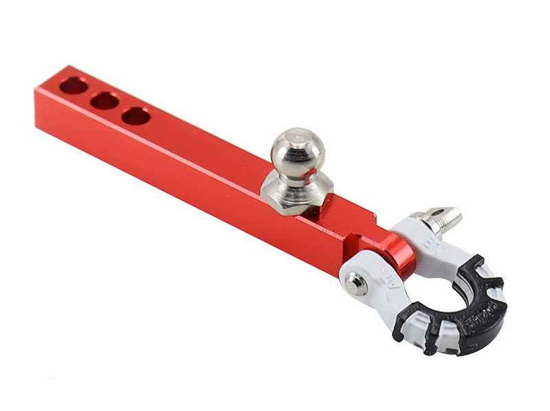 C33974 6mm-Size Towing Receiving Hitch w/ Ball Mount for 1/10 Scale Crawler - Image 1