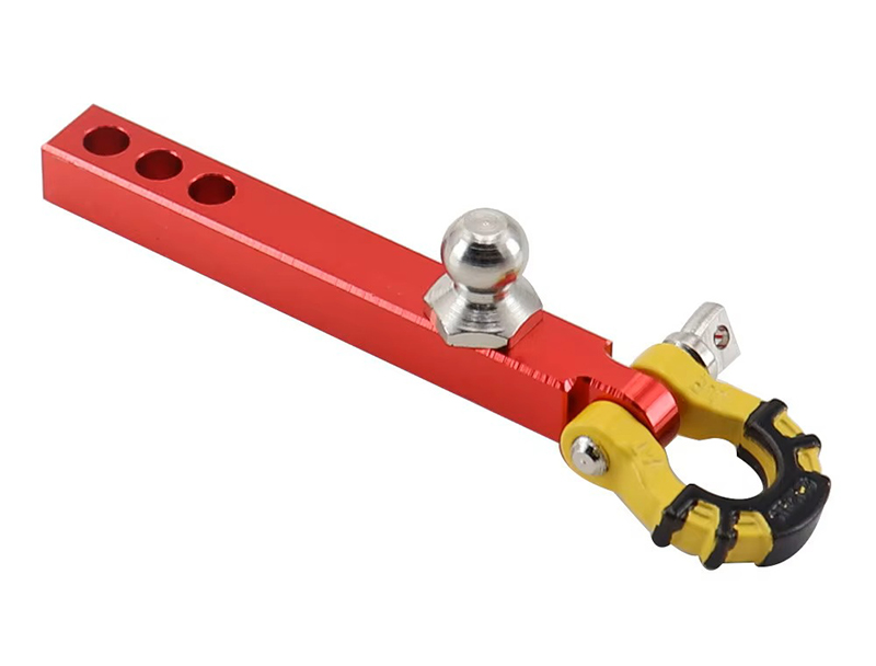 C33975 6mm-Size Towing Receiving Hitch w/ Ball Mount for 1/10 Scale Crawler - Image 1