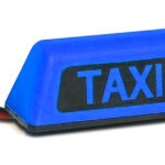 Realistic Roof Top Taxi Light LED 37x14x15mm Plastic Housing for 1/10 Scale RC
