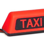 Realistic Roof Top Taxi Light LED 37x14x15mm Plastic Housing for 1/10 Scale RC