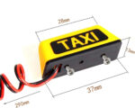 Realistic Roof Top Taxi Light LED 37x14x15mm Plastic Housing for 1/10 Scale RC - Image 2