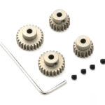 7075 Alloy 18T 19T 24T 25T Motor Pinion Gear Set for Tamiya TT01 TT02 TB02 TA05
