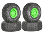 Wheels & Tires (4) Set for Arrma 1/16 Mojave Grom O.D.=65mm Hex:12mm