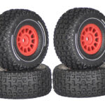 Wheels & Tires (4) Set for Arrma 1/16 Mojave Grom O.D.=65mm Hex:12mm