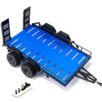 Alloy Flatbed Independent Suspension Car Trailer Kit for 1/18 RC 395x250x140mm