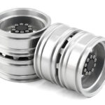 Machined Alloy Rear Dually Wheels (2) for Tamiya 1/14 Scale Tractor Trucks