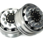 Billet Machined Alloy Front Wheels (2) for Tamiya 1/14 Scale Tractor Trucks