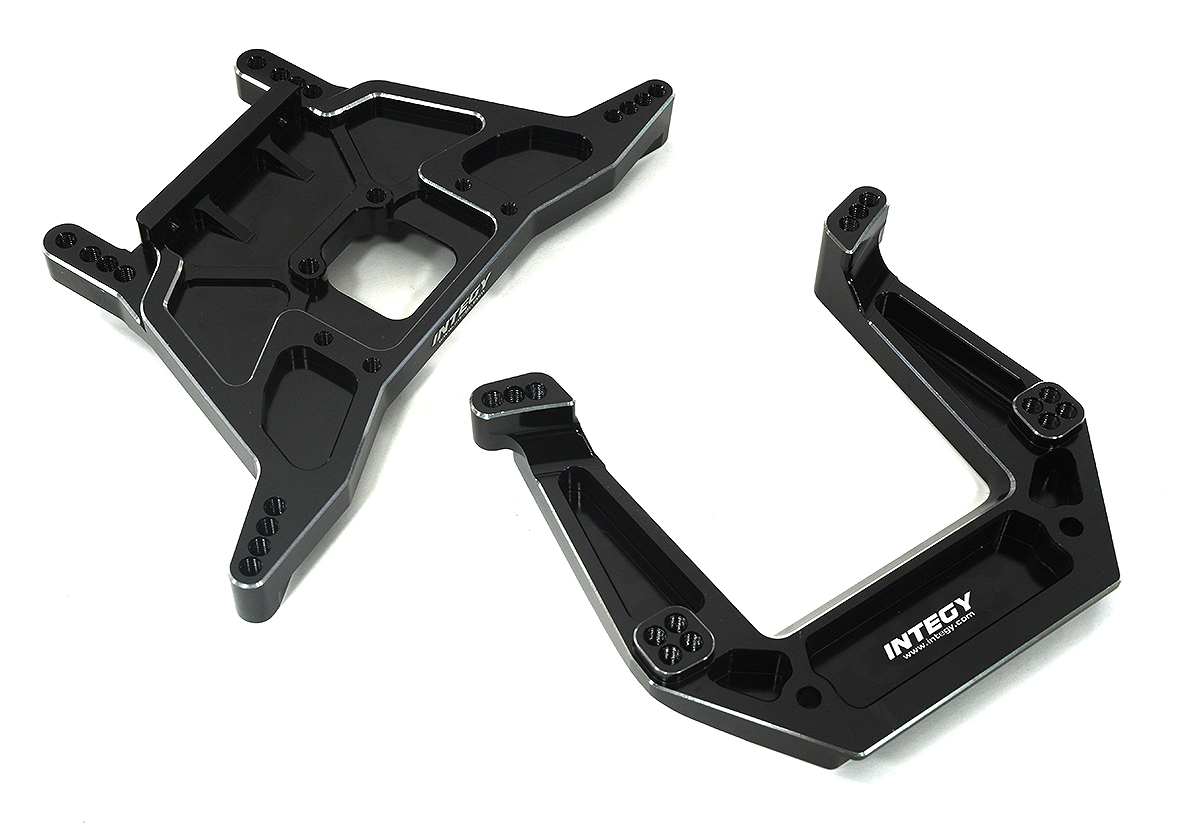 C34006BLACK Modified Front & Rear Shock Tower Kit for Traxxas 1/10 2WD 3638 3639 - Image 1