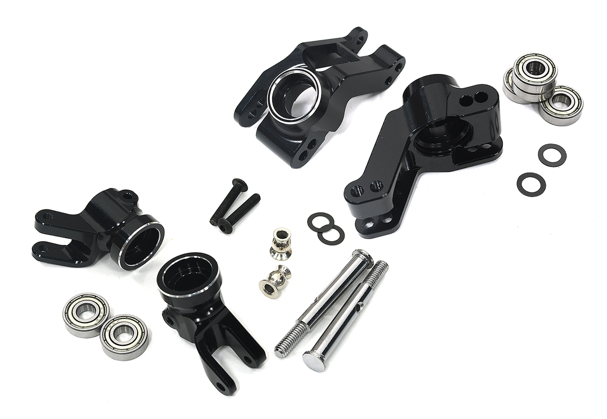C34008BLACK F&R +13mm Wide Suspension Kit for 2WD Stampede, 2WD Rustler & Bandit 3636 3652 - Image 1