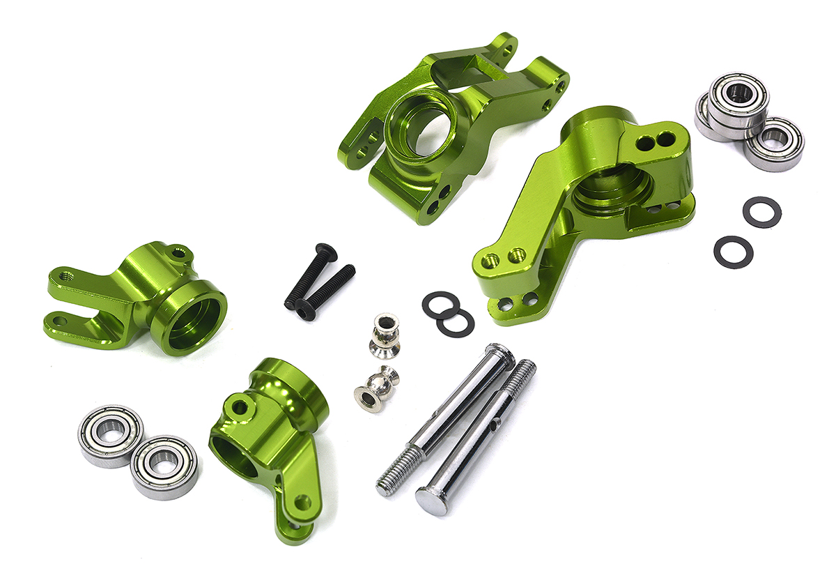 C34008GREEN F&R +13mm Wide Suspension Kit for 2WD Stampede, 2WD Rustler & Bandit 3636 3652 - Image 1