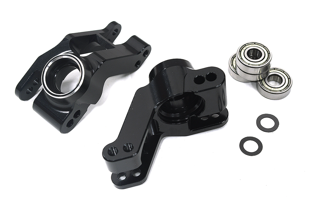 C34012BLACK +13mm Wide-Track Rear Hub Carriers for 2WD Stampede, 2WD Rustler & Bandit 3652 - Image 1