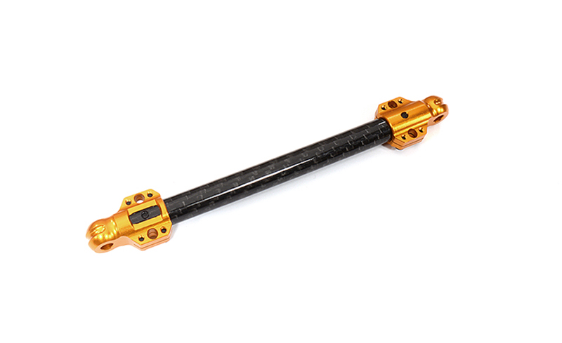 C34018ORANGE Machined CF Chassis Brace 114mm for 1/5 Kraton 4X4 8S ARA320550 - Image 1