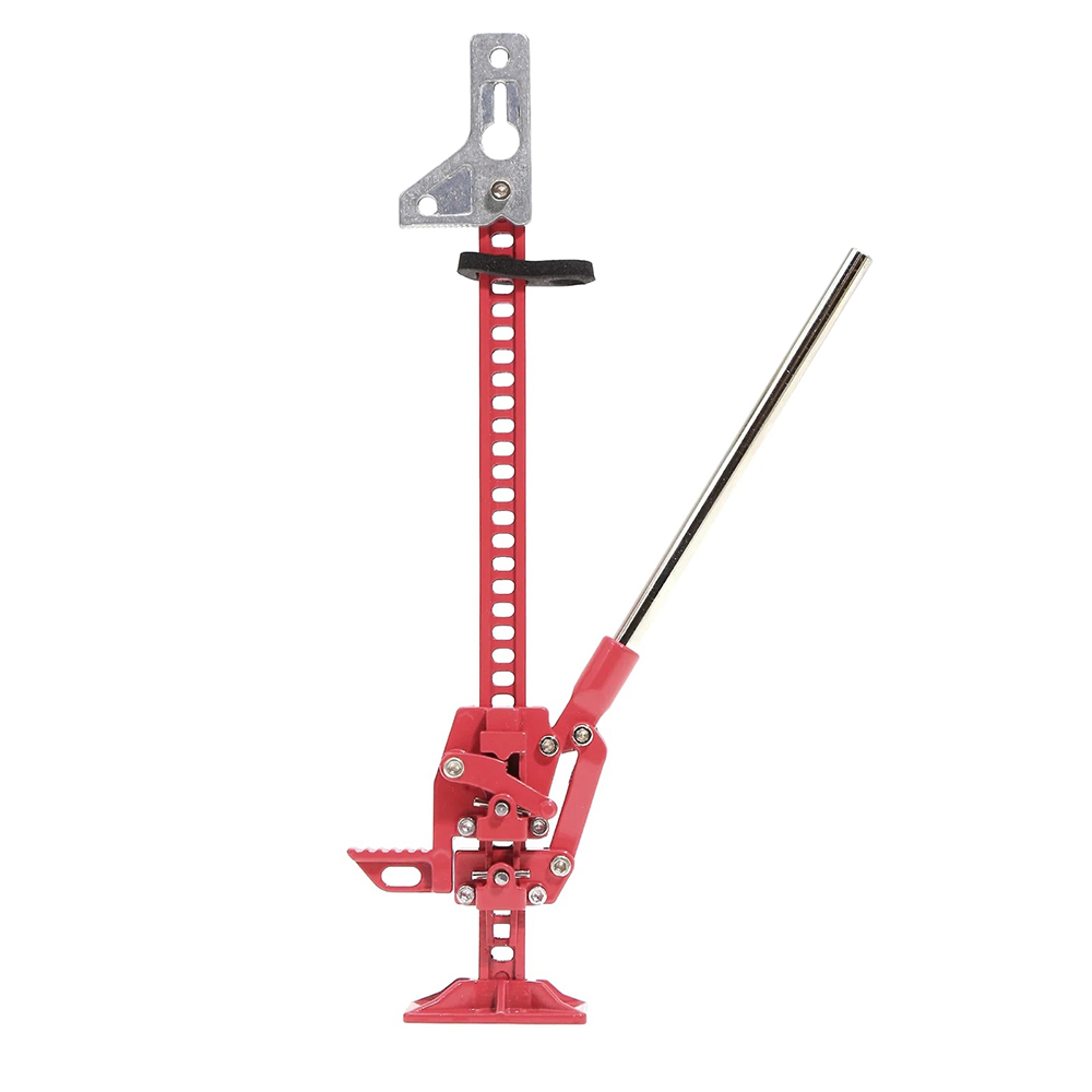 C34030RED Realistic High Lift Jack H=149mm Off-Road Farm for 1/10, 1/8 Scale, Rock Crawler - Image 1