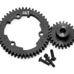 Steel Spur & Pinion Gear Set 46T & 23T MOD1 for E-Revo 2.0, Maxx & X-Maxx