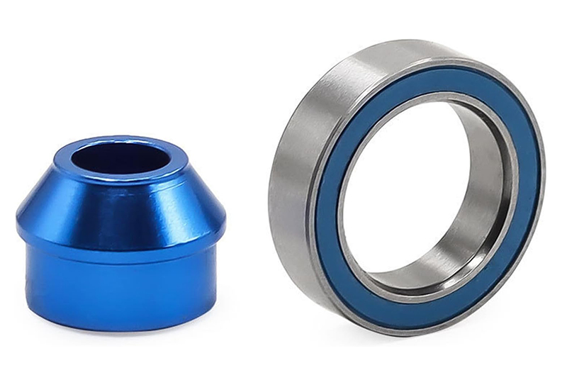C34043BLUE Alloy Machined Bearing Adapter for Traxxas 1/10 Slash 4X4 6893 - Image 1