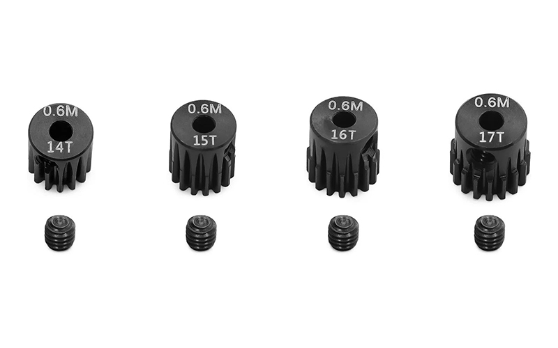 C34044 Steel 14T 15T 16T 17T Motor Pinion Gear Set for Tamiya TT01 TT02 TB02 TA05 - Image 1