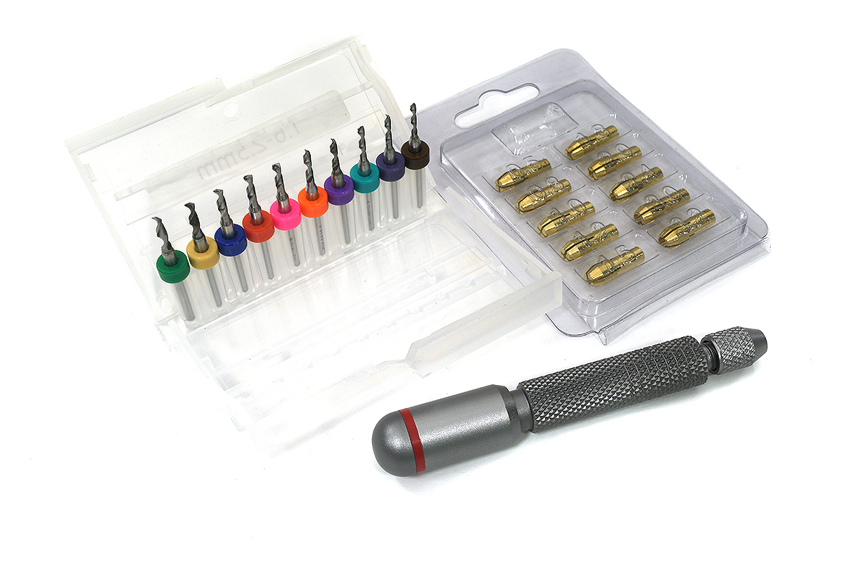 C34058GUN Dual Bearing Professional Hand Twist Drill 10 Sizes (1.6mm-2.5mm) - Image 1