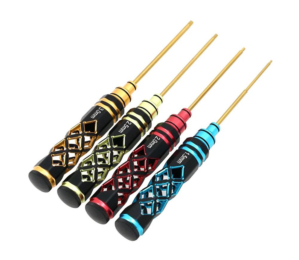 C34061 Allen Hex Wrench Set 4pcs (1.5, 2.0, 2.5 & 3.0mm) - Image 1