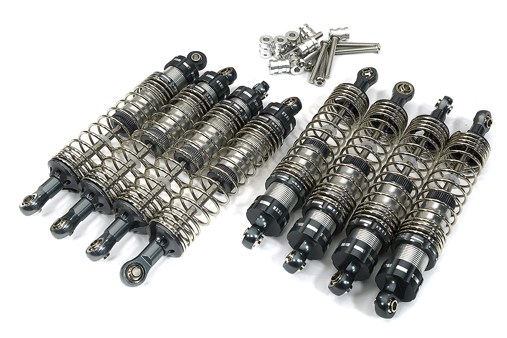 C34064GUN Billet Machined Performance Shock Set (8) for Tamiya Super Clod Buster - Image 1