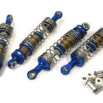 Billet Machined 90mm Performance Shock Set (4) for Traxxas Mini Maxx 3760-GRAY