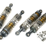 Billet Machined 90mm Performance Shock Set (4) for Traxxas Mini Maxx 3760-GRAY