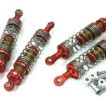 Billet Machined 90mm Performance Shock Set (4) for Traxxas Mini Maxx 3760-GRAY