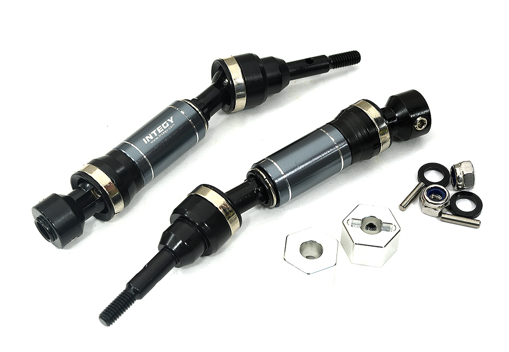 C34066GUN Billet Machined Universal Drive Shafts (2) for Traxxas Mini Maxx 10750 - Image 1